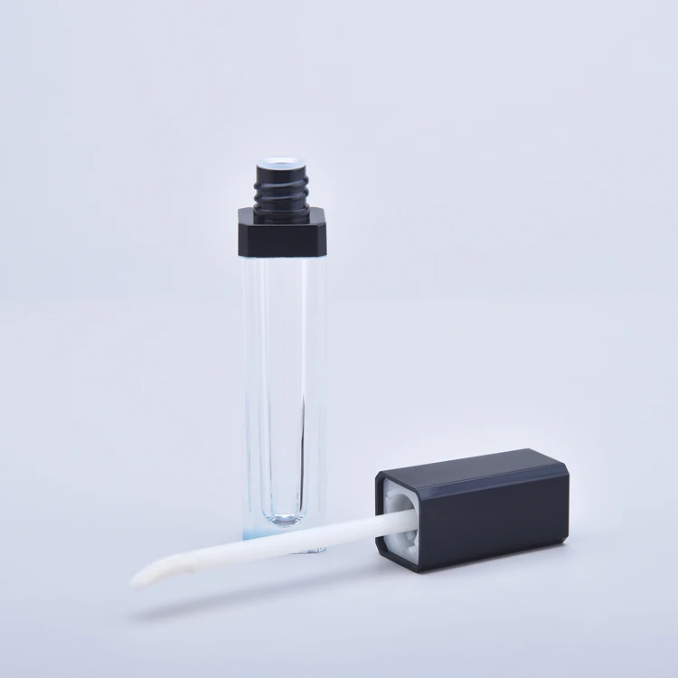 doo foot brush wholesale black 5ml lip gloss containers tube,lip gloss tubes wholesale,wand clear empty custom lip gloss tubes