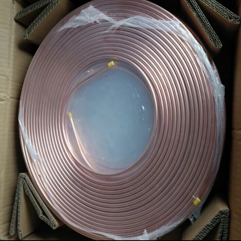 Лидер продаж медная трубка 50 мм 25 диаметр 5 дюймов капиллярная ASTM C10200 катушка для оладий