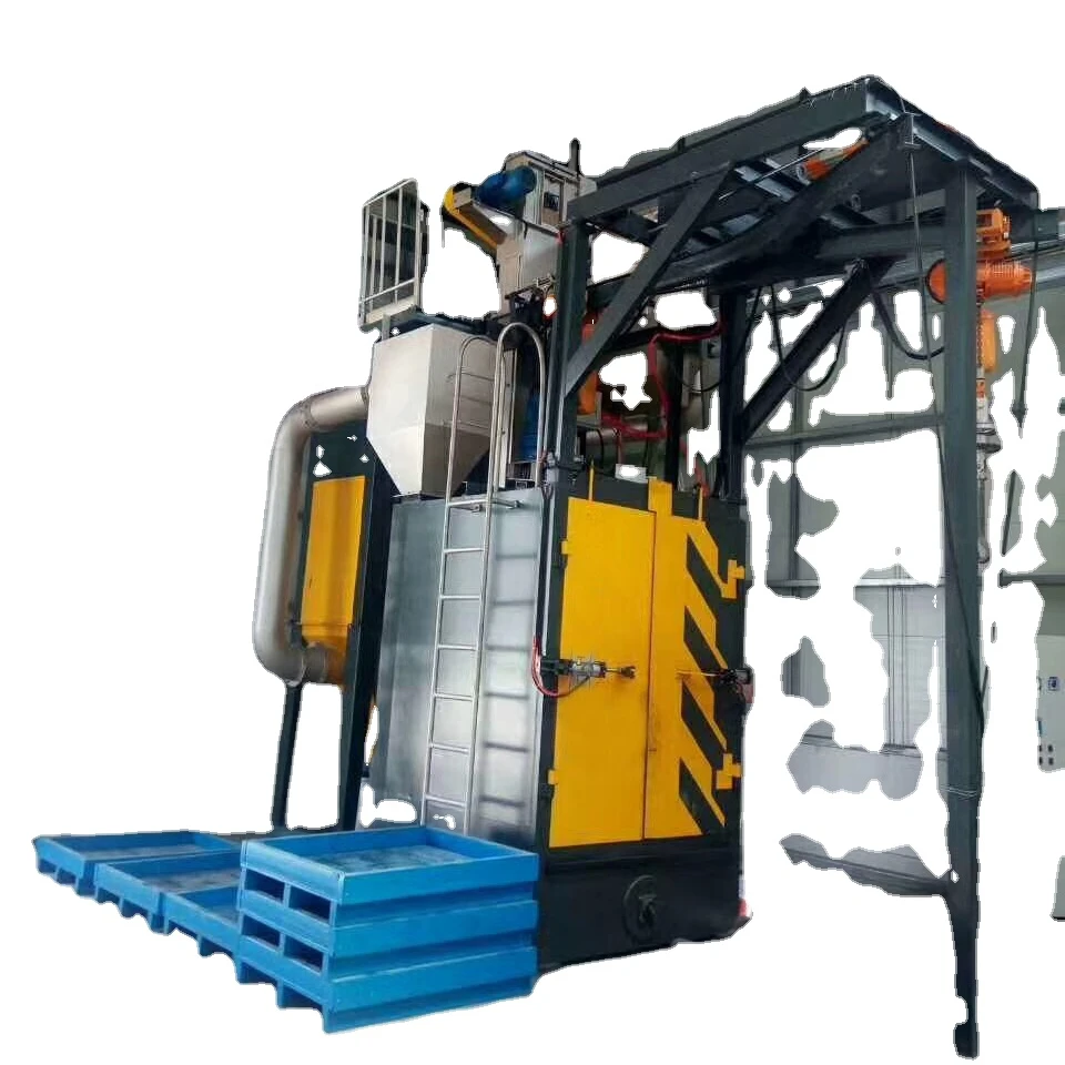  Foundry factory casting cleaning hook type Shot Blasting Machine