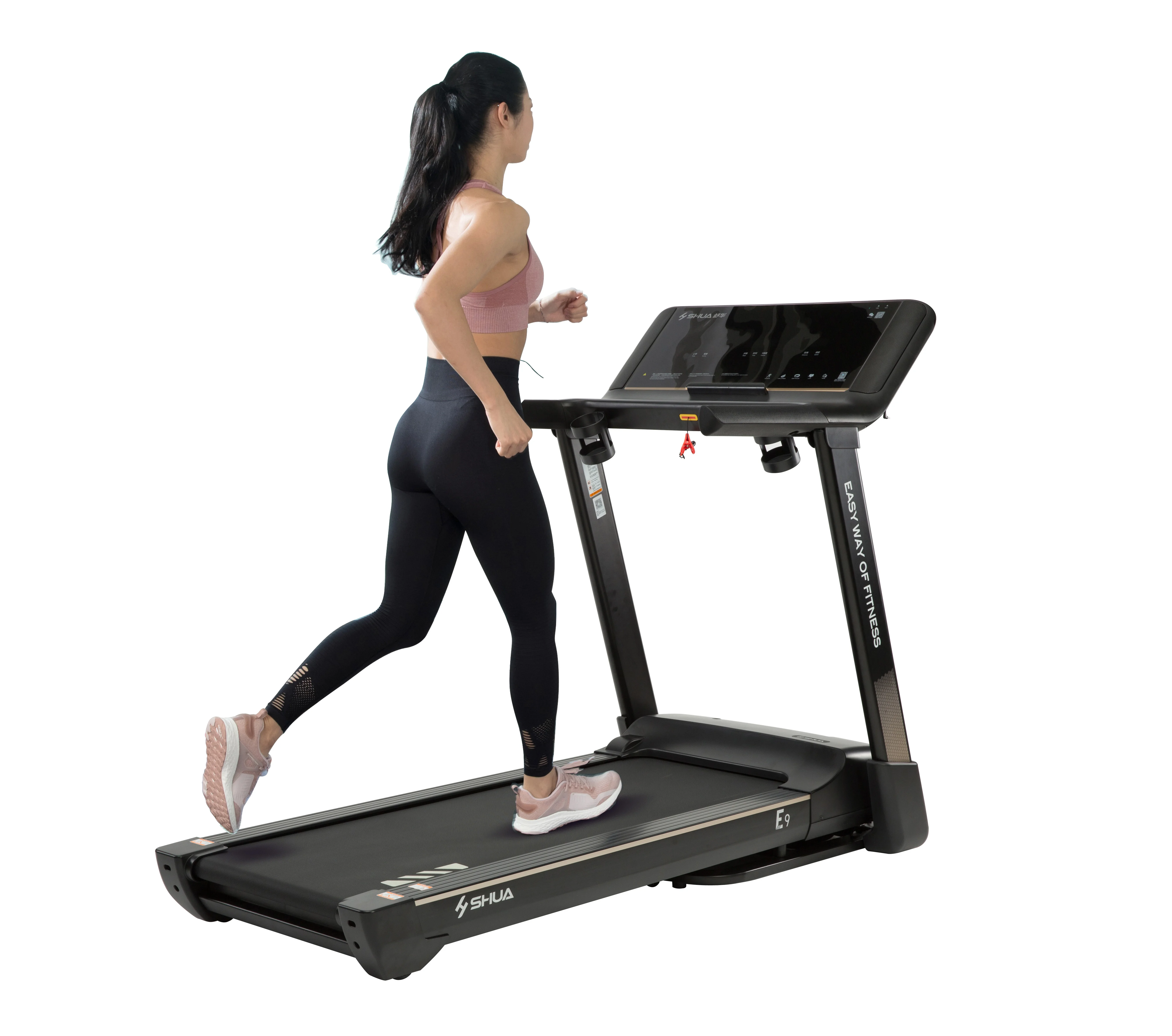 SHUA treadmill  with 15.6' touch screen(optional) SH-T5100 treadmill spare parts home running machine