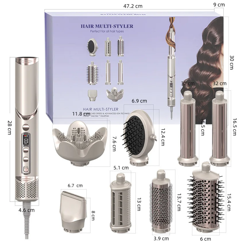 For Shark Hair Dryer HD430 FlexStyle Air Styling & Drying System, Powerful Brush & Multi-Styler with Auto-Wrap Curlers