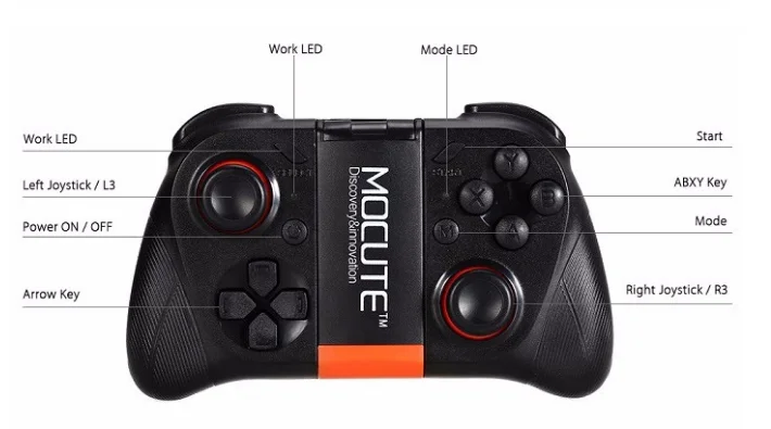 Newest MOCUTE 050 Wireless Controller Gamepad for Smartphone Joystick Tablet Gaming support IOS/android/PC games