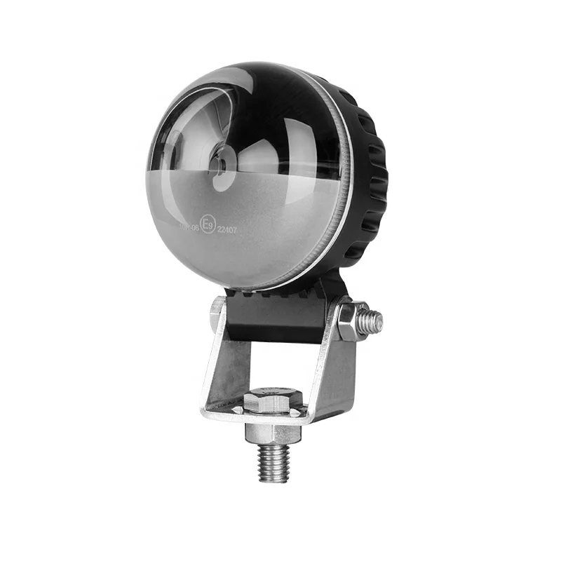 E-Mark Certification 3 inch 5W Wide Voltage Input High Brightness Red Line Safety Warning Light For Forklifts