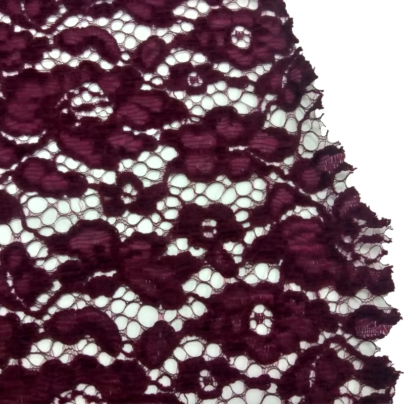 Amazon online hot sale colombia free samples lace fabric velvet tulle embroidery fabric