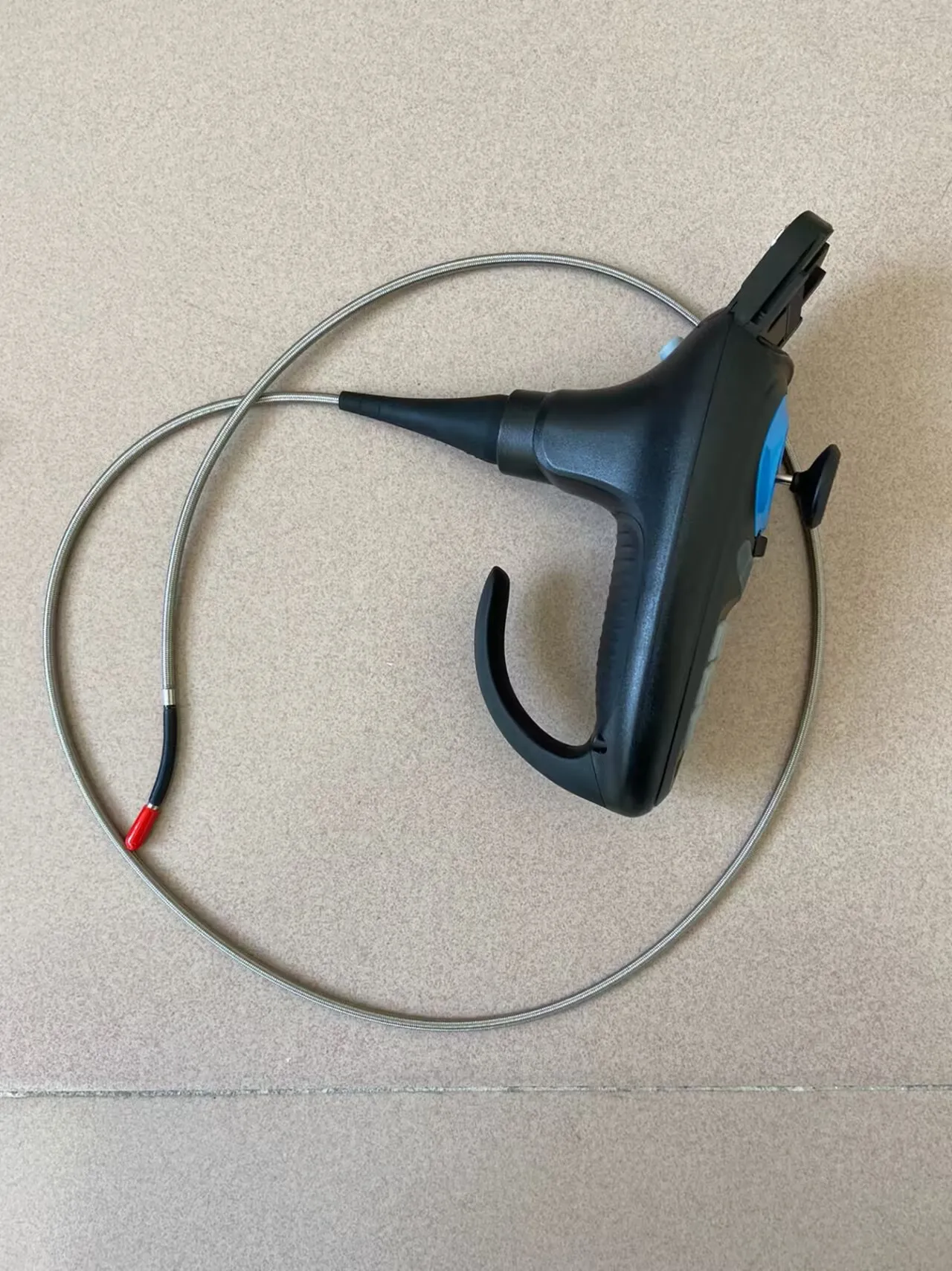 Portable Industrial Endoscope with 6mm Probe Lens, 2Mts Testing Cable, 360 Degrees Joystick Articulation, 4.5 Inch Display