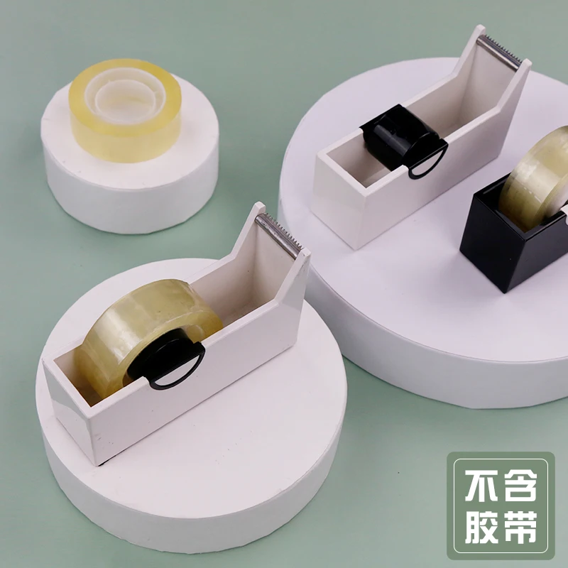 Customized Color Plastic Wheat Straw Hand Held Cutter Tape Dispenser For Office