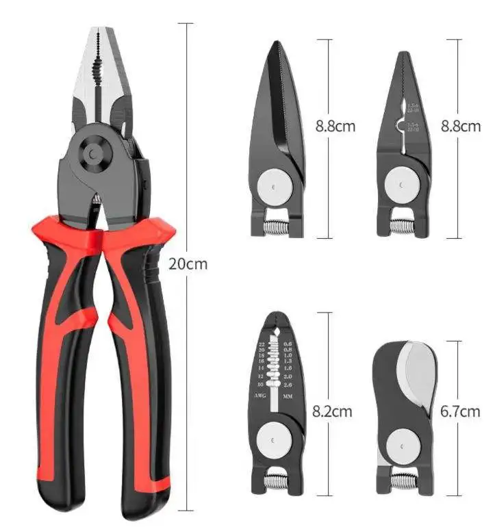 5-in-1 Multi-functional Head Changing Pliers Tool Set