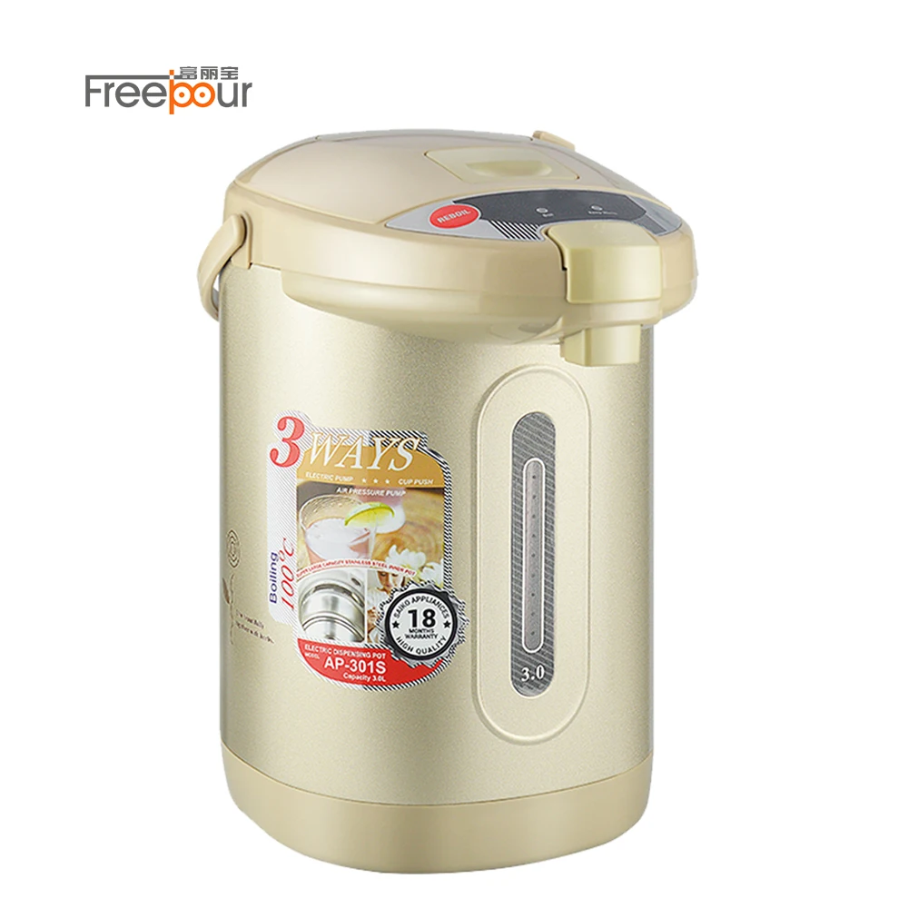 
Wholesale Electric Thermo Pot 3L Household Electric Airpot 
