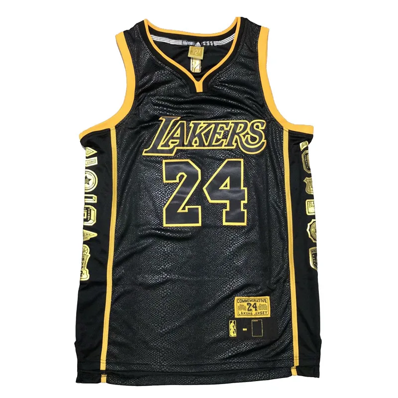 
Wholesale laker#24 bryant quick drying retired Basketball Wear embroidery basketball jersey retro 