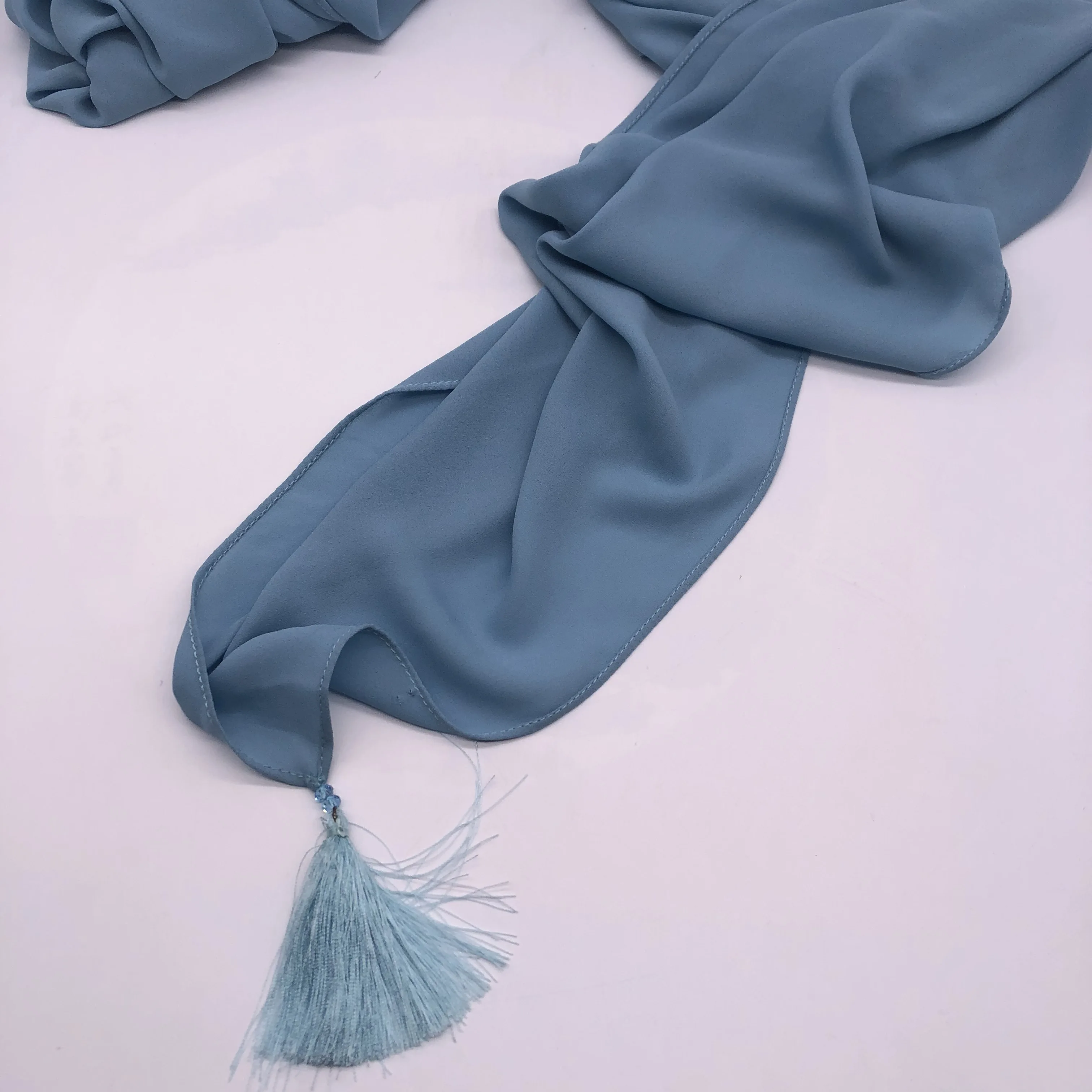 75D Double Chiffon Dobby Georgette 100% Polyester Flower Print Fabric