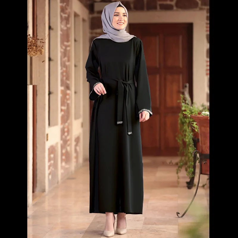 Muslim Middle Eastern Women Dubyabaya Long Dress Arabic Women Muslim Dress