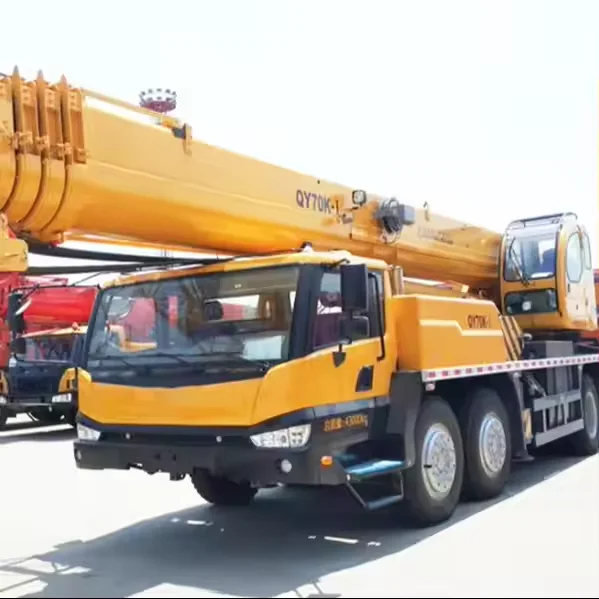 QY80K5D-3 Mobile Truck Crane 80Ton Lifting Solution With Telescopic Boom  remote control crane price overhead wheel crane