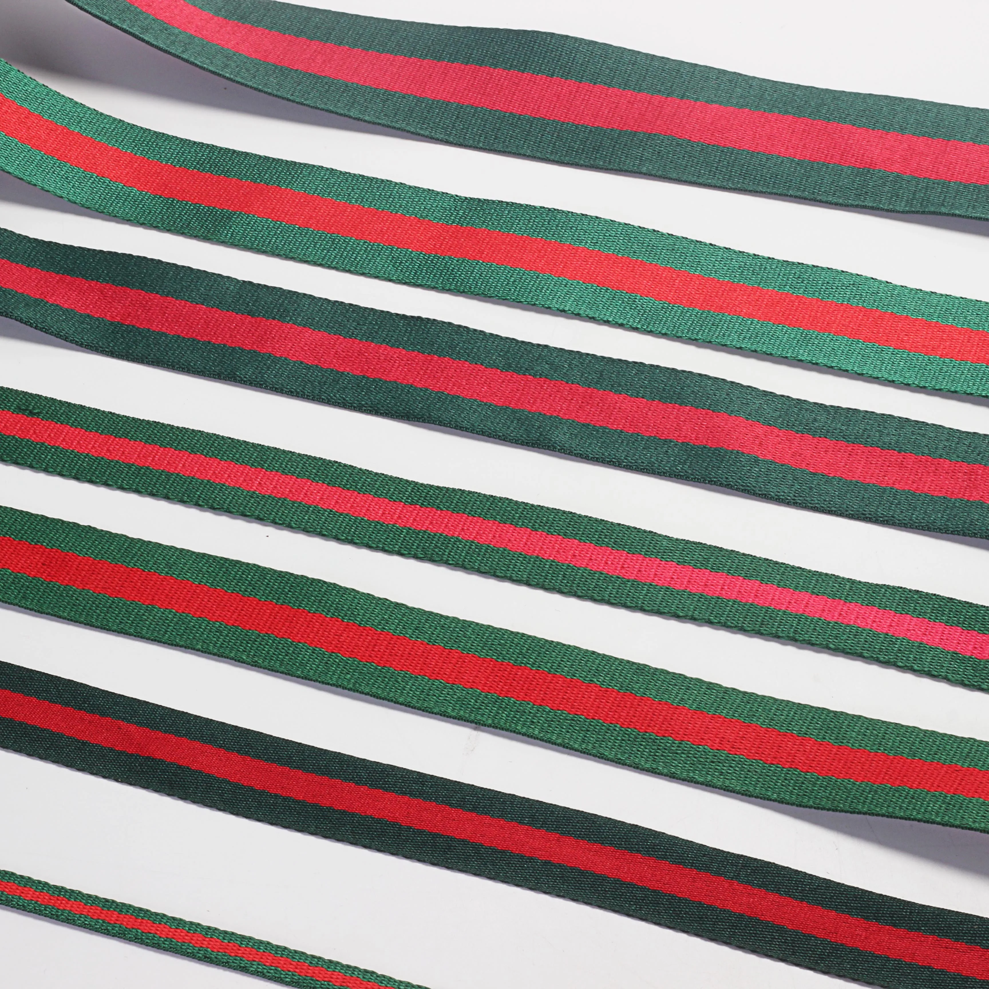 Hot Selling Embossed Logo Jacquard Webbing Nylon Strap For Bag