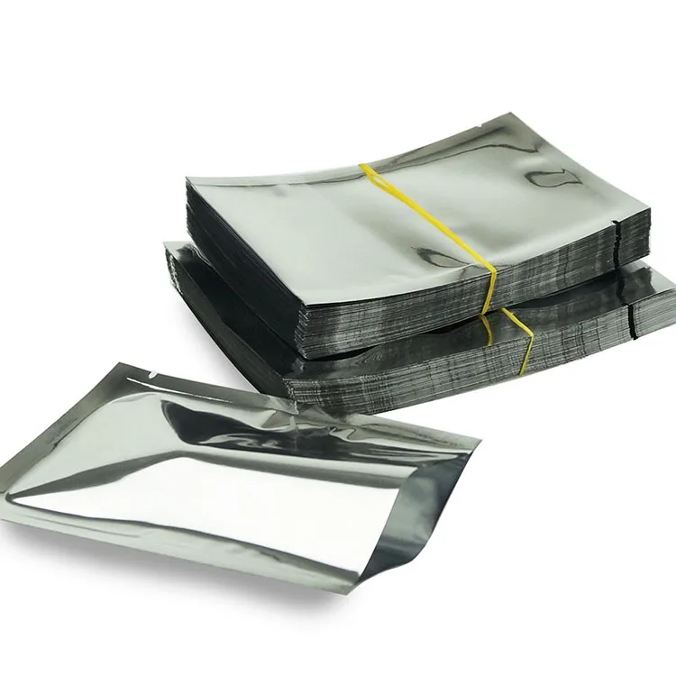 Wholesale Customized Three Side Seal Foil Print PET BOPP AL Mylar Bags with Zipper Top for Food Packaging