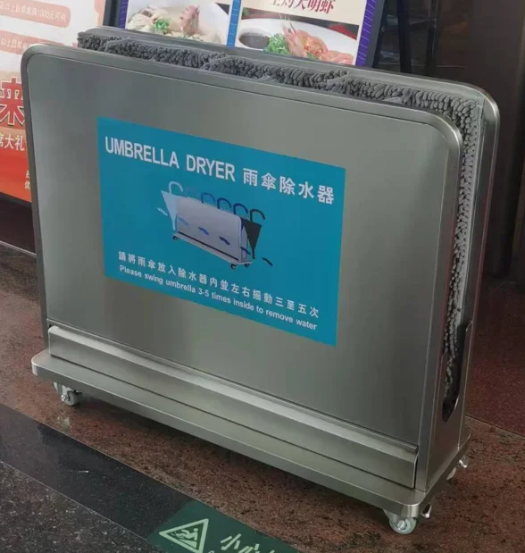 Eco-Friendly Stainless Steel Umbrella Drying Machine