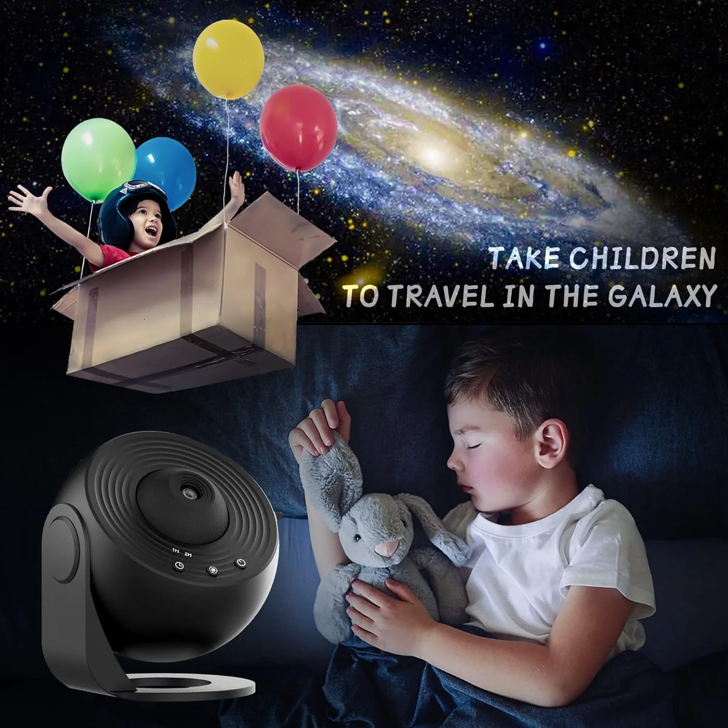 2024 In-stock lampe lune Rotatable Astronaut Projection Lamp Ocean Wave star galaxy projector Star Light Galaxy Projector
