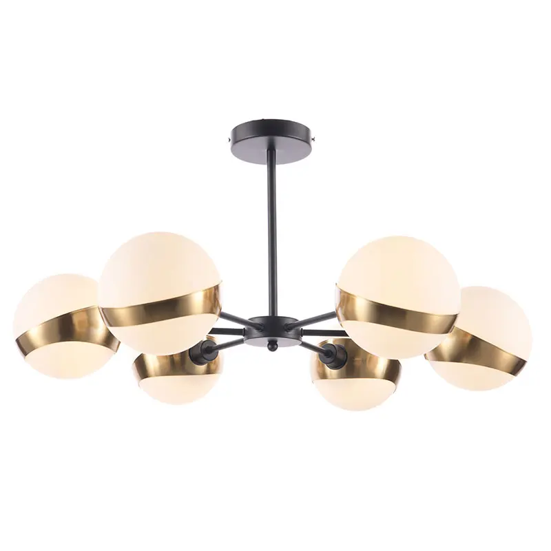 
High quality indoor glass hanging chandelier lamp ceiling dining room light 