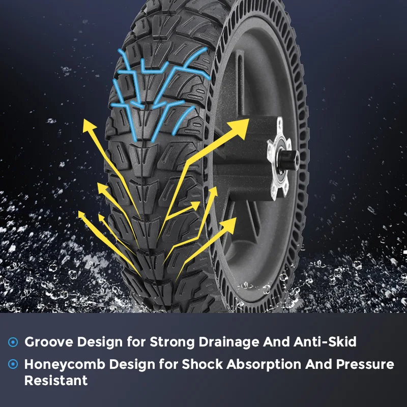 E Scooter Honeycomb Tyre Tubeless Solid Tire For Xiaomi M365 & Pro Electric Scooter 8.5 Inch Wheels Replacement Parts