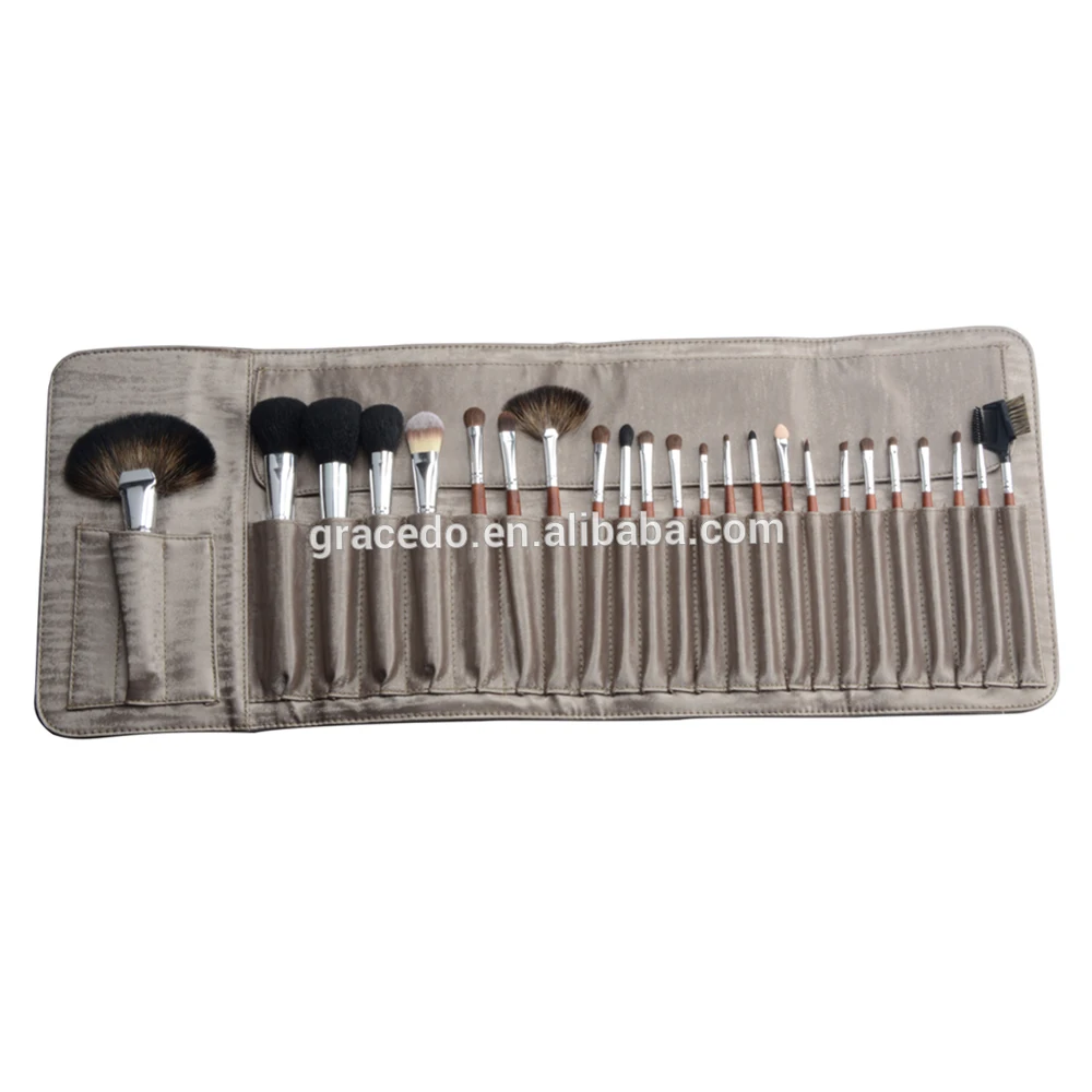 Suppliers Suppliers Travel Synthetic Hair Private Label Makeup Brush Kit with PU Leather Bag