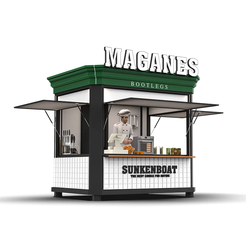 Jekeen Multi functional Easy-to-transport Mobile Portable Food Truck Modular And Movable Food Cart For Any Location Dining Out