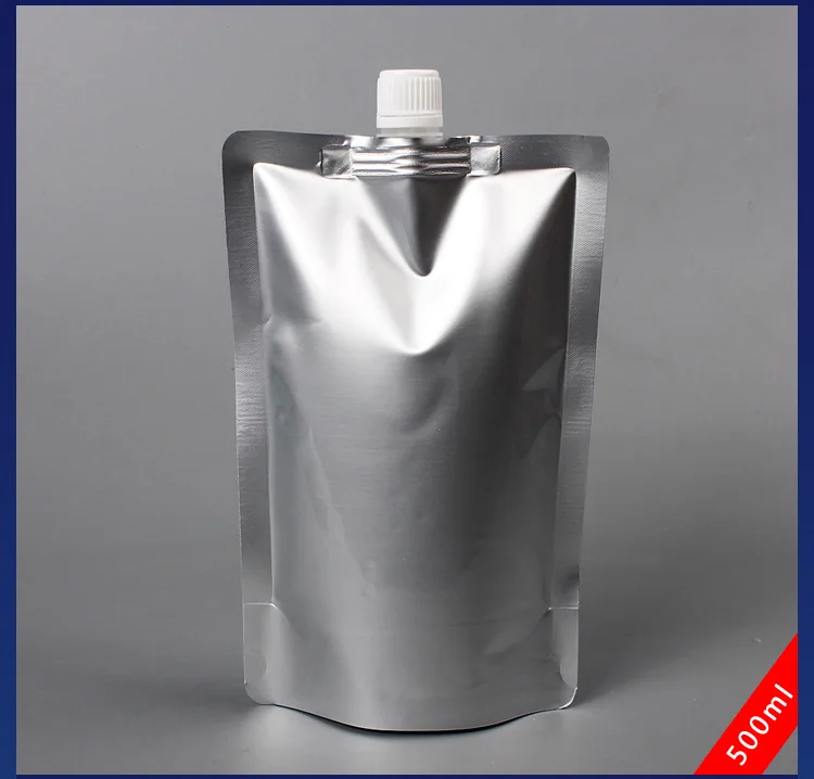 aluminum foil nozzle bag Plastic Beverage Bags DIY Drinking Fruit Juice Storage Bag Stand Up Spout pouches