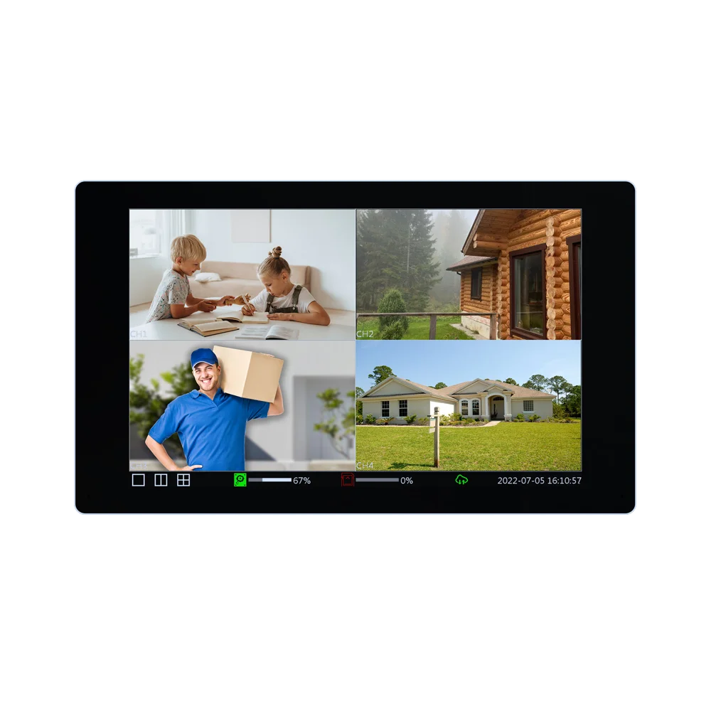 Video Doorbell camera intercom system for  Villa 2023 new arrival Tuya APP 10.1  LCD noise suppression and echo cancellation