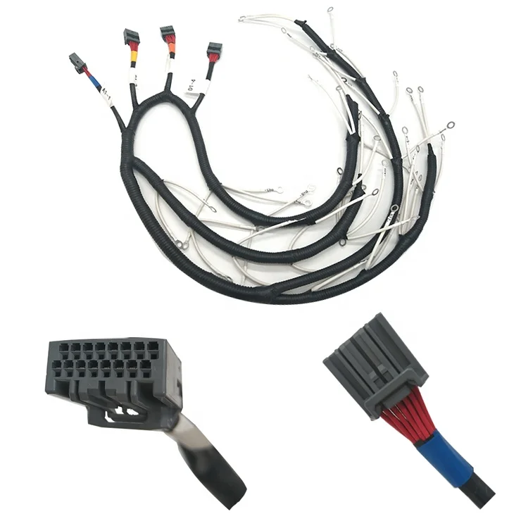 JAE connector +5.3 terminal / bellows cable car  and harness trailer wiring with wire harness manufacturer