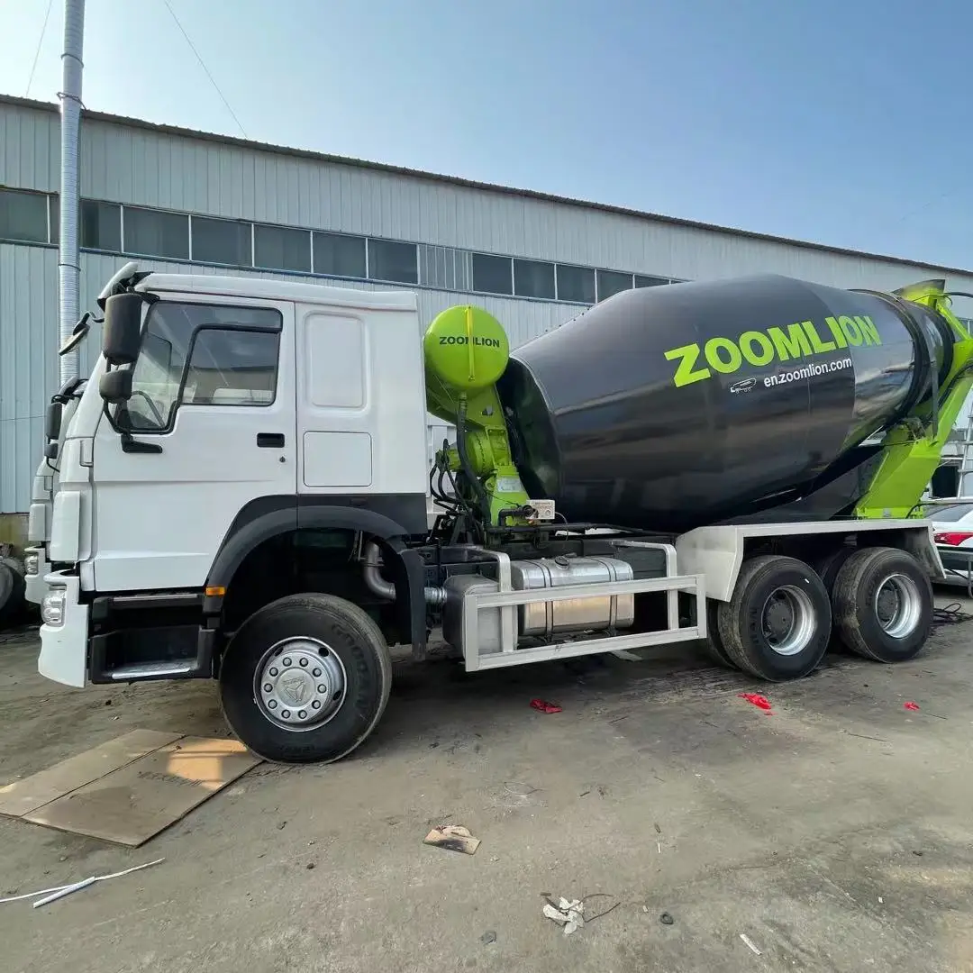 The factory supplies China National Heavy Duty Truck 12 square concrete mixer truck used tank mixer