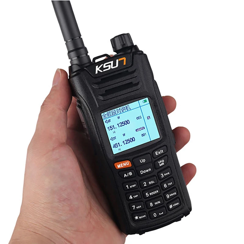 KSUN TFSI ручной VHF UHF двухдиапазонный беспроводной Woki Toki водонепроницаемый высокочастотный приемопередатчик любительский двухсторонний радиоприемник