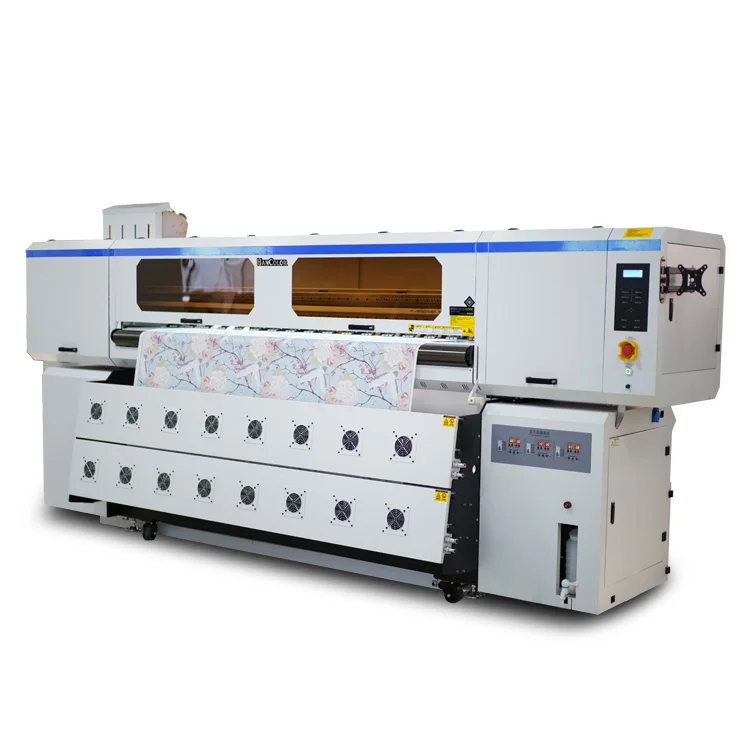 Diligent t-shirt sublimation printing machine 1.8m 8 printer heads i3200 sublimation printer for fabric
