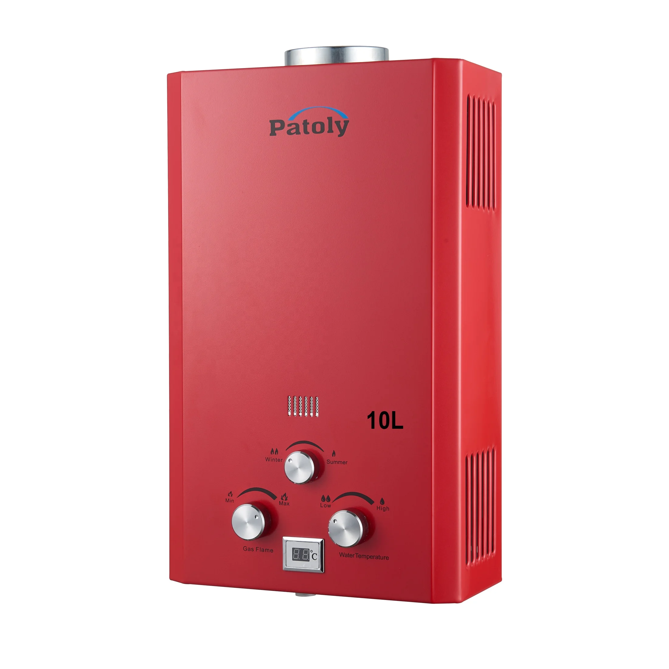 6L-20L Mini Outdoor Portable LPG GN Gas Hot Water Heater Instant Tankless White Flueless Calentador De Agua