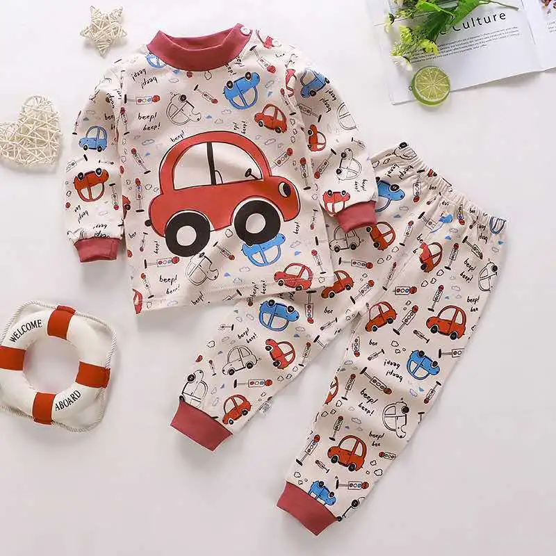 
2020autumn 100%cotton comfortable toddler clothing baby clothing sets 