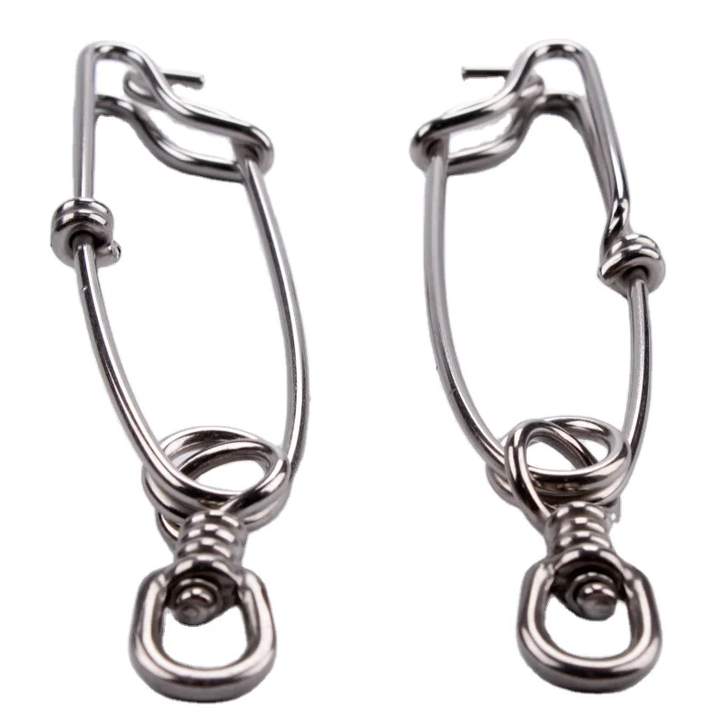 
Stainless steel fishing swivel Tuna Clip Longline Branch Hanger Fishing Snap Swivels 