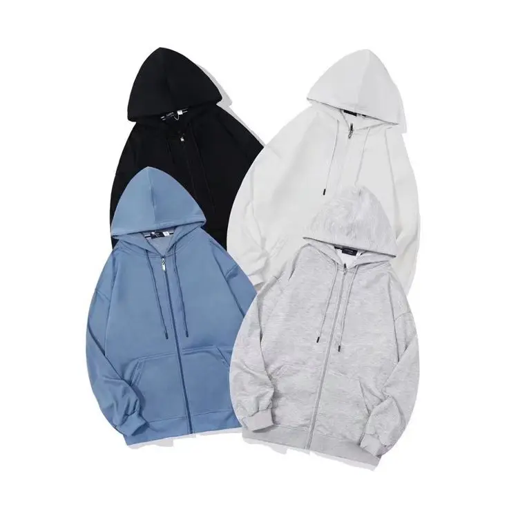 Personalizada 350Gr негабаритных качество ajustadas 100% полиэстер Lujo Esencial Sudadera Con Capucha Y Cremallera полный De Marca
