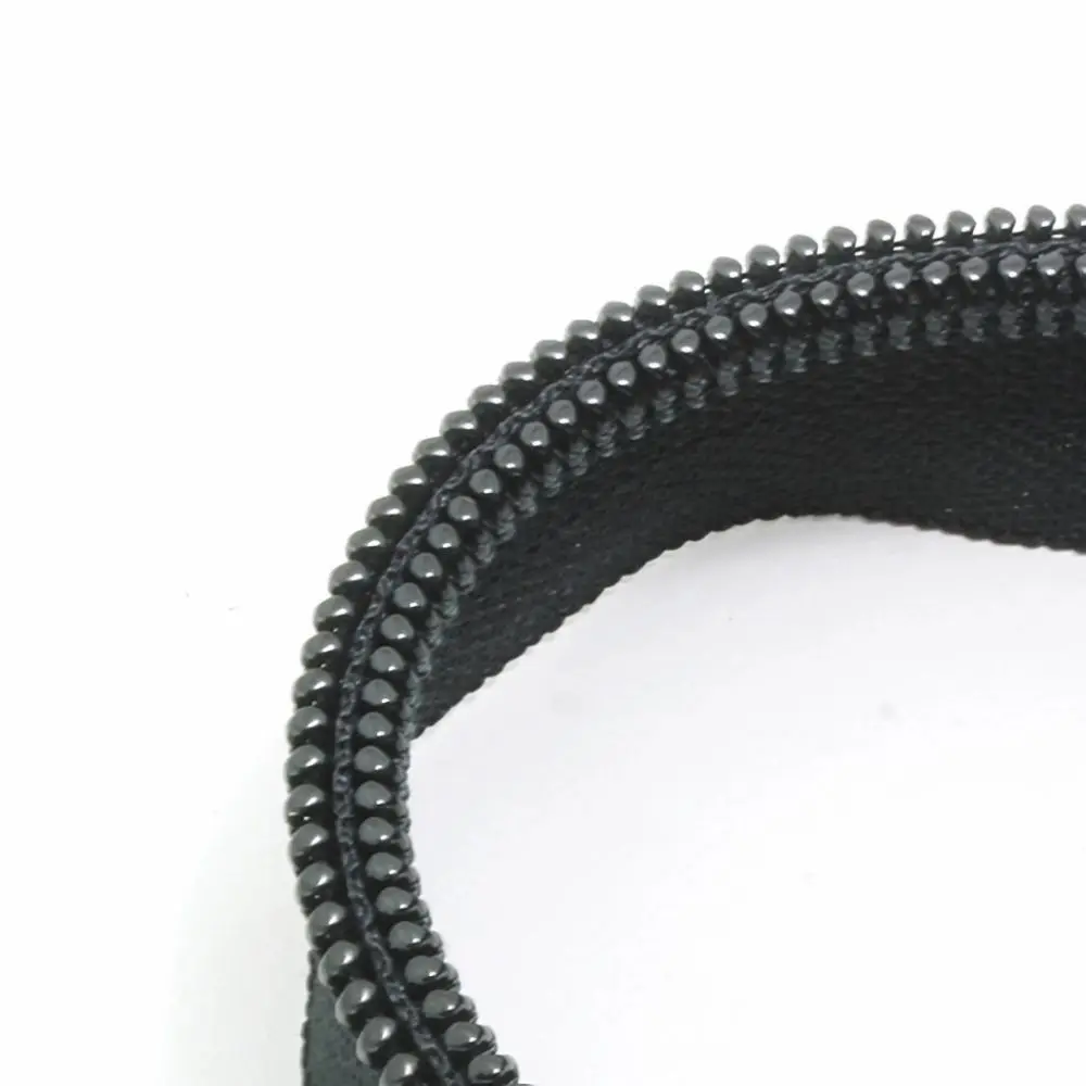 Reinforced Zipper 8# 10# Double Layer Nylon Zipper Two Layer Teeth Anti-Theft Zipper For Suitcase