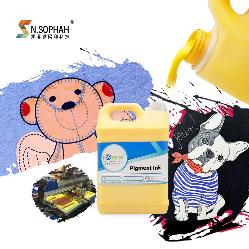 Factory Price Textile Printing Color Pigment Wholesale Screen Printing Pigment Ink