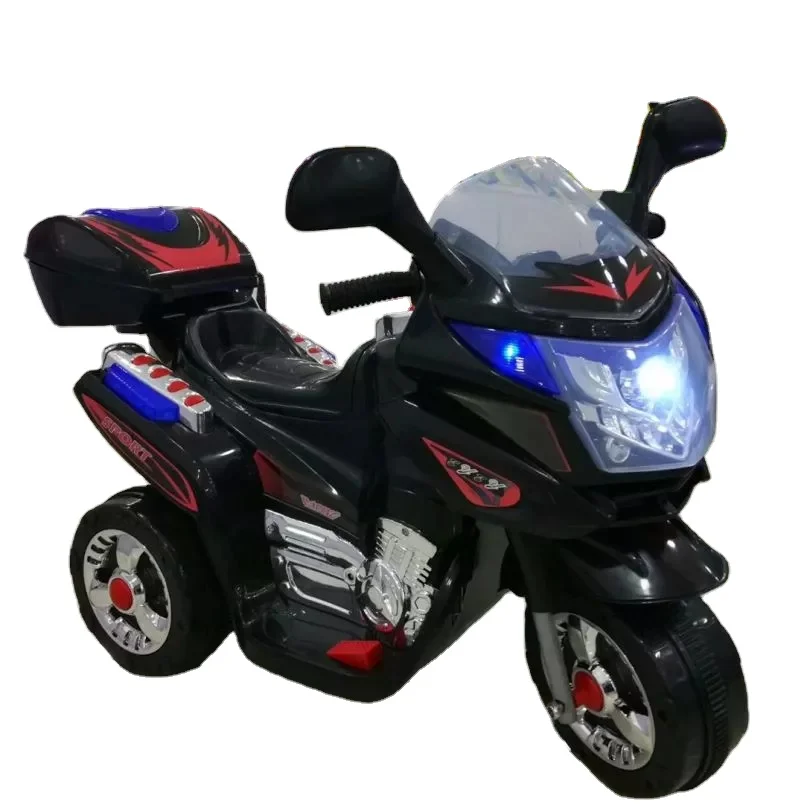 Wholesale Pink Electric Motorbike for Kids Ride-On Plastic Motorcycle with Powerful Battery 3 Wheels Music Three-Wheel Features