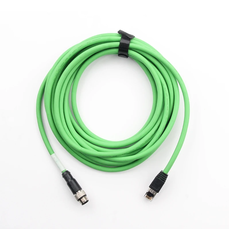 Hot sale Customizable Cable Assembly Rj45 8p8c Coded Male To M12 4p Male Circular Electric Accessories