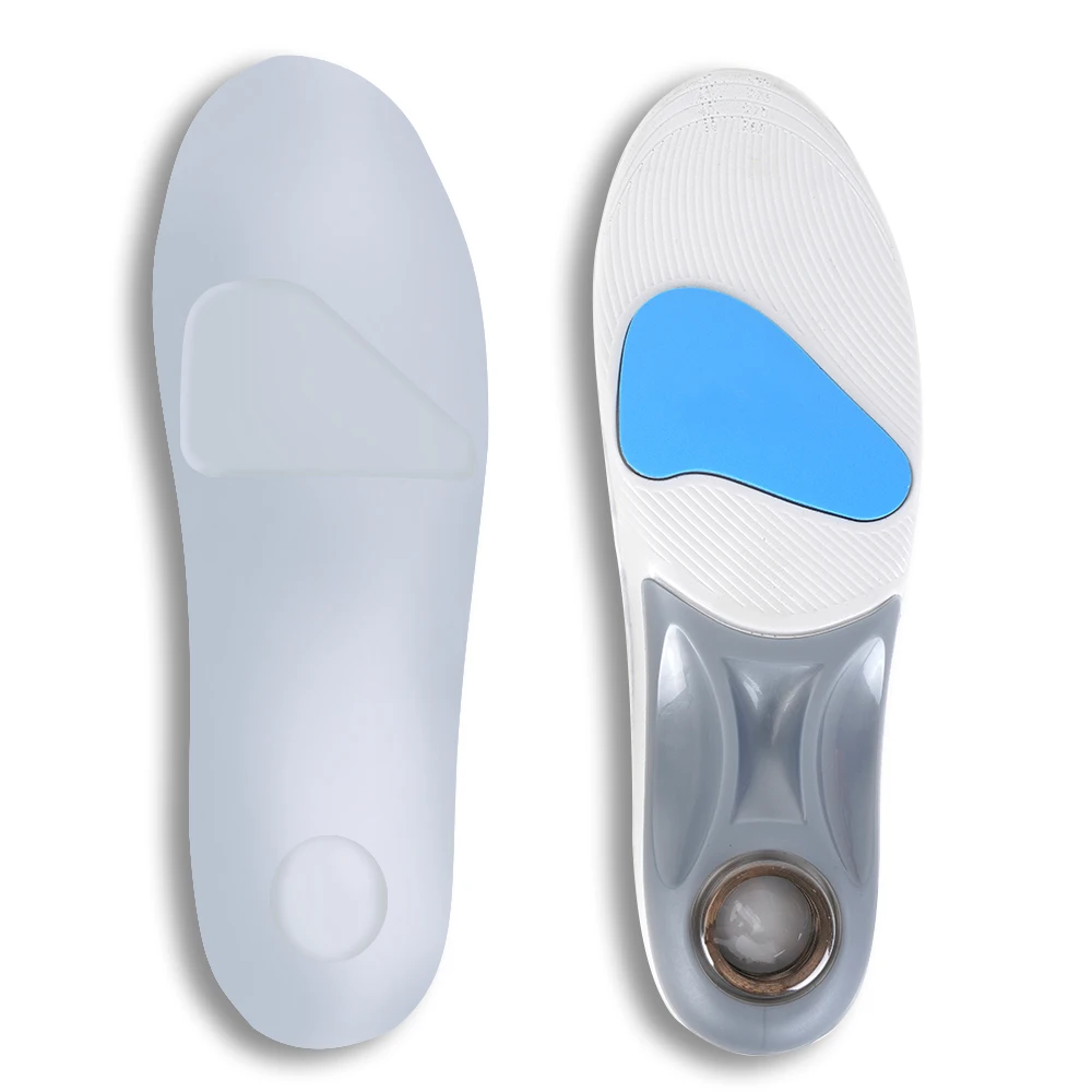 High Quality Breathable Arch Support Shoe Pads Shock Absorbing Poron Cushion Sports Spring Insole