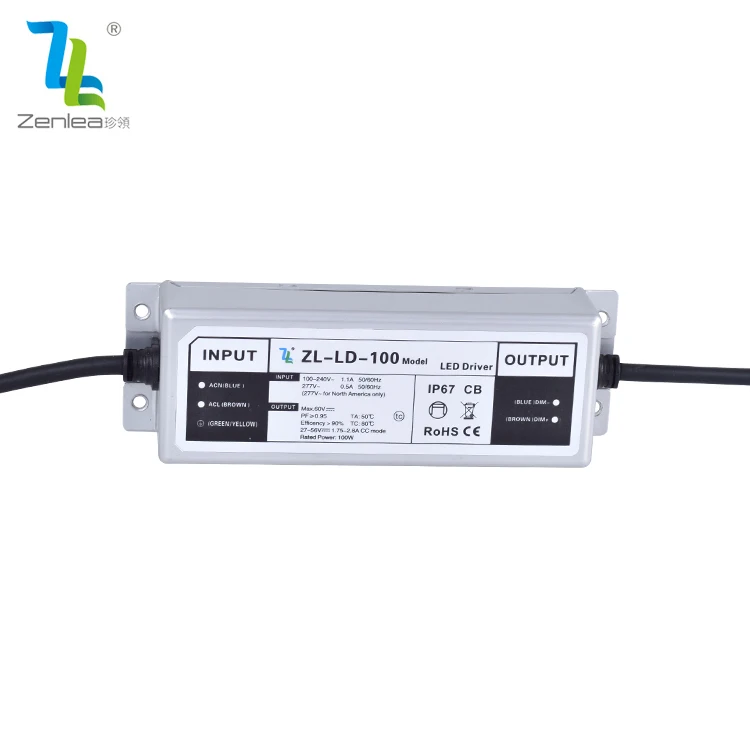 ZENLEA China ManufacturerIp67 Waterproof 35 50 60 100 150 200 250 watt Led Driver