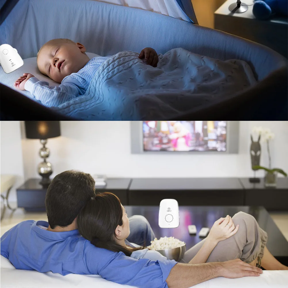 Hot Sell New Trend Audio Babi Monitor Night Light Sound Detection 1000 Feet Range Long Battery Smart Baby Monitor For Babi