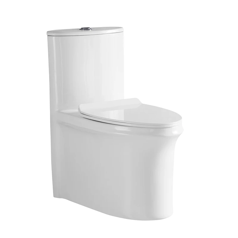 
White 1081 One-piece toilet Siamese Siphon Jet Flushing with Toilet 