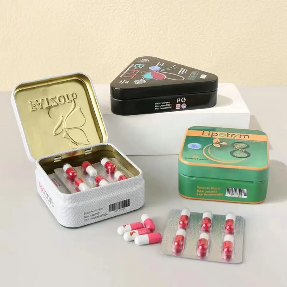 OEM/ODM 36 capsules all kinds of slimming hard capsules good quality weight loss capsules with Iron box