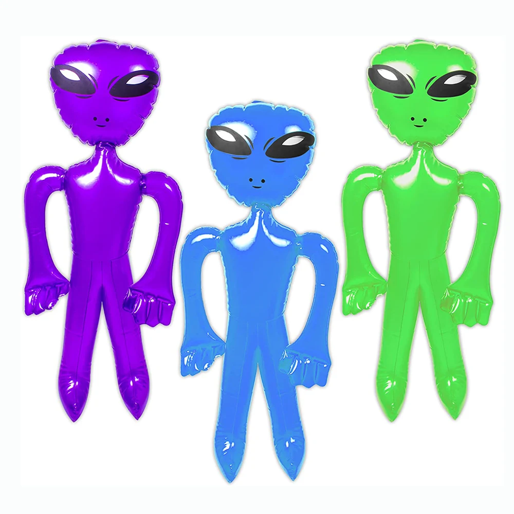 24 inch inflatable Alien toy for costume party decorations Eco-friendly CE certificate