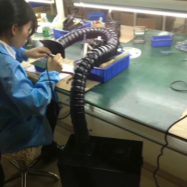 Portable Smoke And Dust Collector Fume Extractor For Machine Repairing Workshop Laser Dust Smoke Purifier