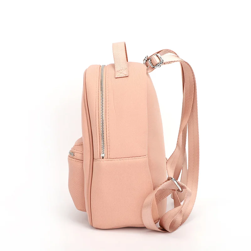 Fashion Waterproof Leisure Travel Lady Casual Young Designer Women Small Soft Backpacks Women Backpack Handbag Neoprene Female