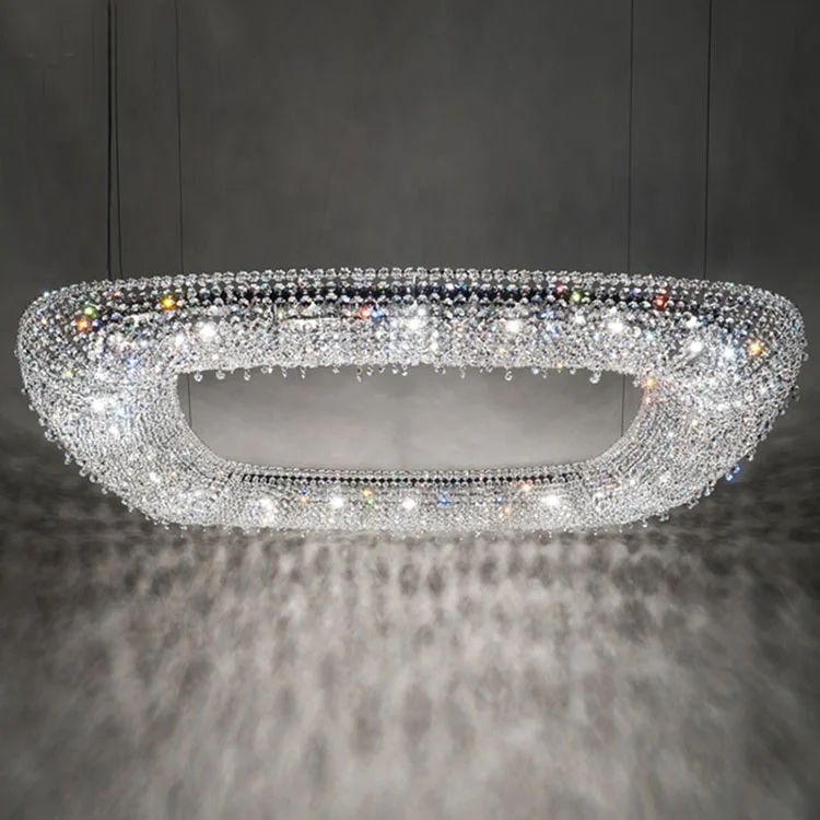 Italian luxury Egyptian crystal chandelier living room villa individual dining room art designer light luxury simple lamps