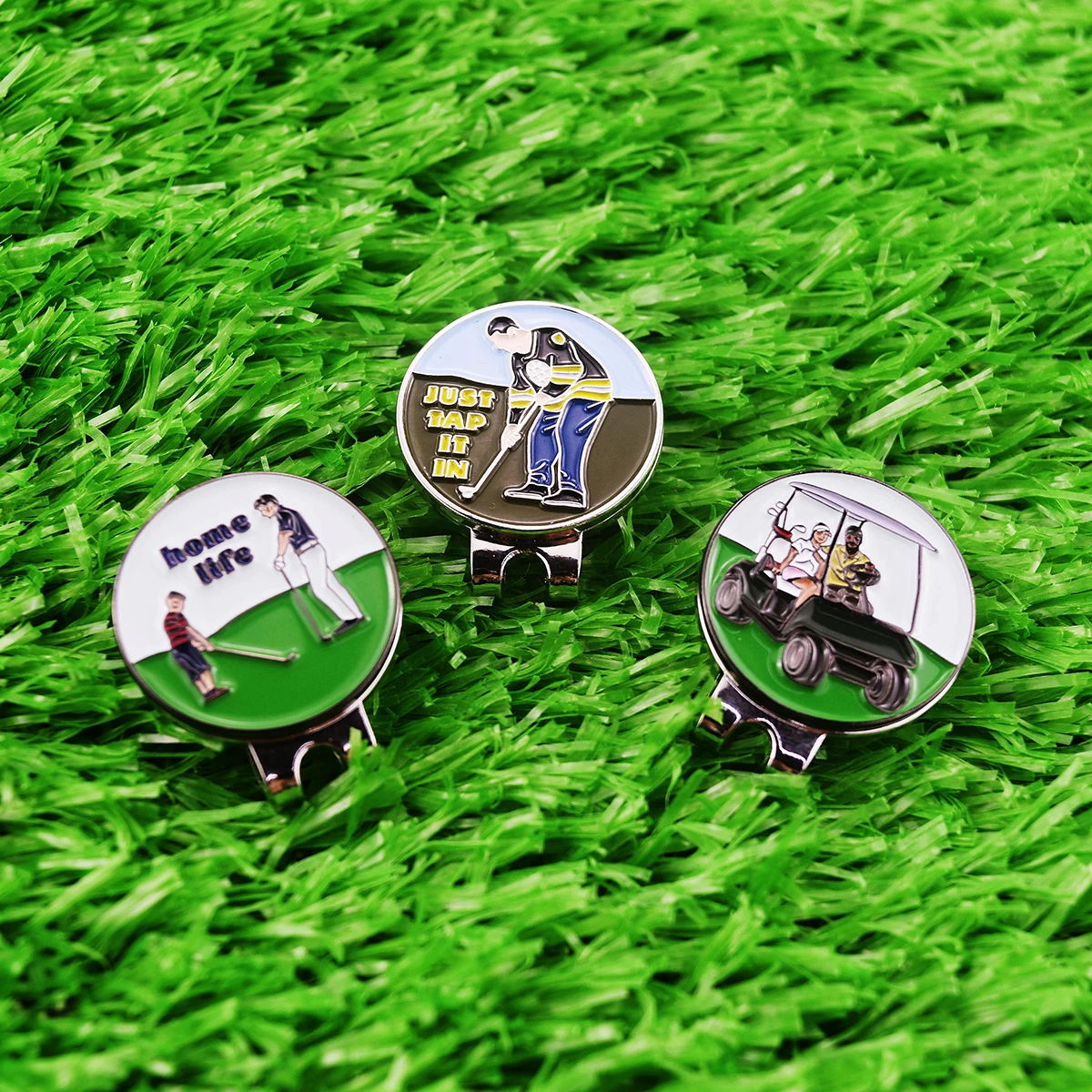 China Factory Wholesale customized golf ball marker removable golf chip with magnet