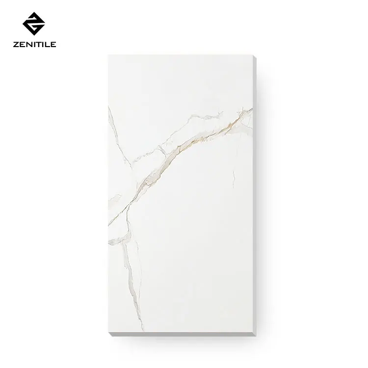 Worth Buying big size marble white bathroom polished glazed porcelain wall tile/floor tiles 60x120