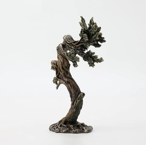 Resin Forest Nymph Element Cold cast bronze statues Fantasy Collection figurines for home decoration